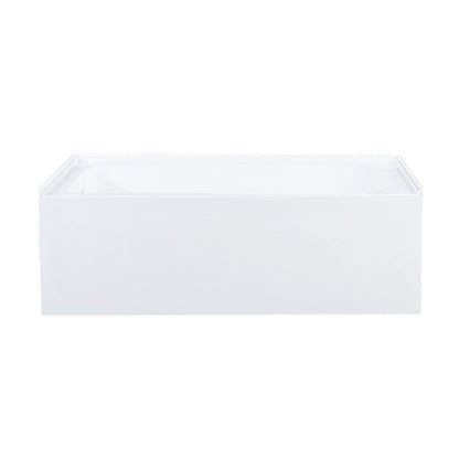 Char-Griller Voltaire 60 x 32 Skirted Left Drain Soaking Apron Bathtub in Glossy White with I - 1769840561112_541