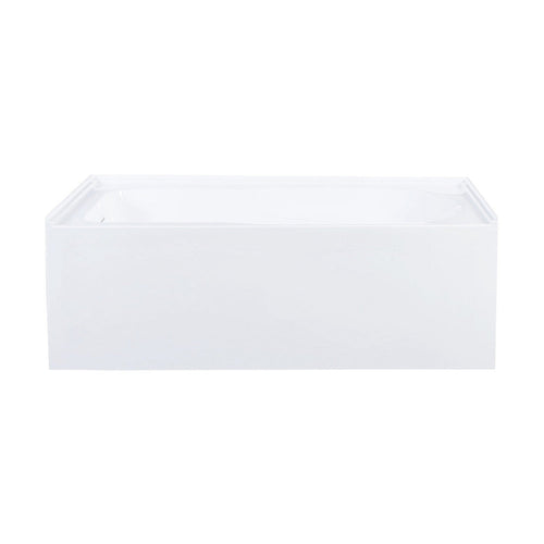Char-Griller Voltaire 60 x 30 Skirted Left Drain Soaking Apron Bathtub in Glossy White with I - 1769842463476_947