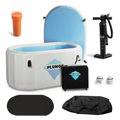 Char-Griller Kodiak 1-Person Inflatable Cold Plunge Ice Bath Tub/Hot Tub with PVC Insulated L - 1769674350969_269
