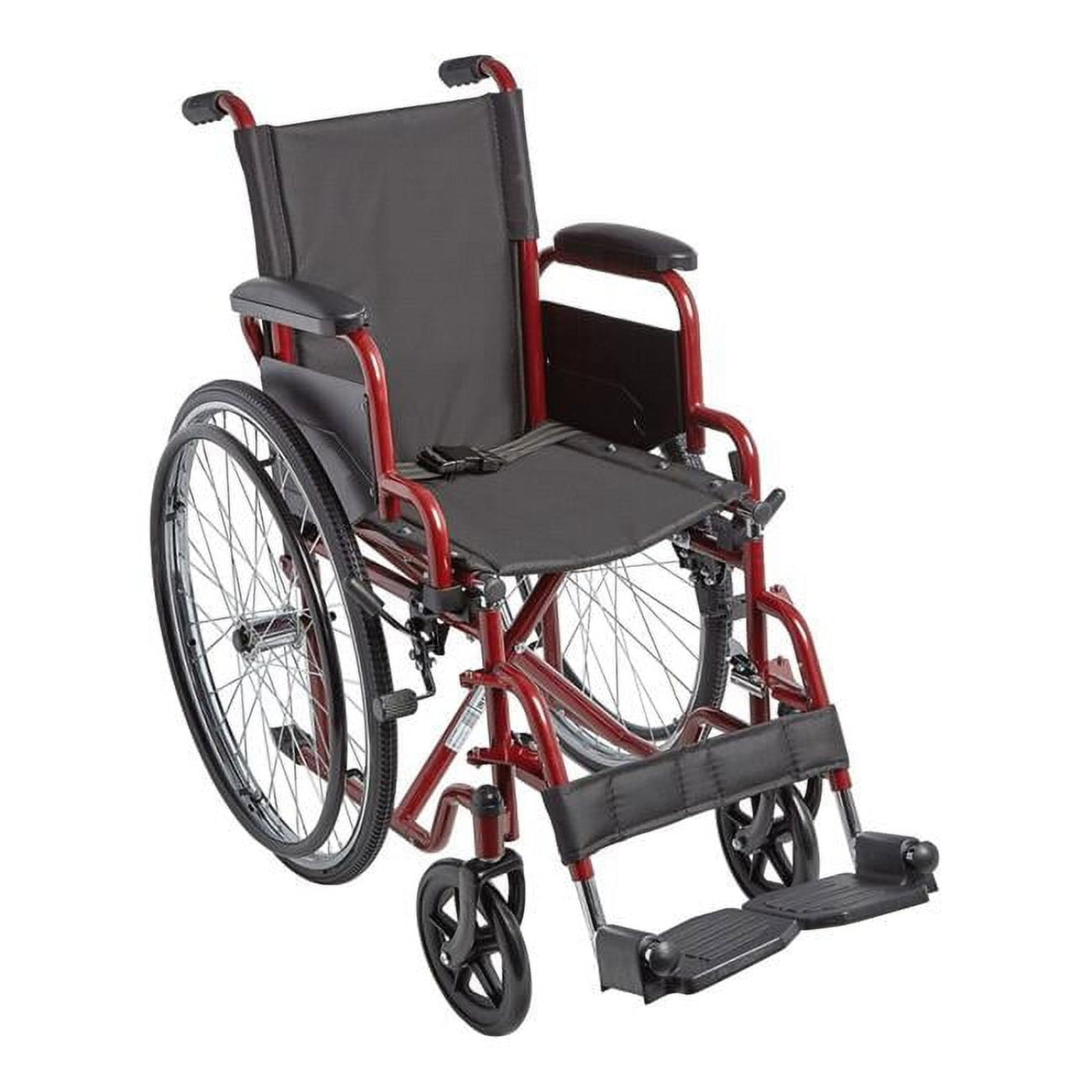 Char-Griller Ziggo ZG1400 14 in. Pediatric Manual Wheelchair with Wide Seat, Red - SKU_1770027612863_841