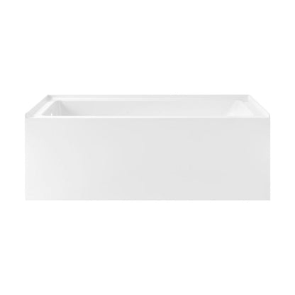 Char-Griller Voltaire 60" x 30" Left Drain Skirted Soaking Bathtub with Apron ADA Height in G - 1769836513426_30