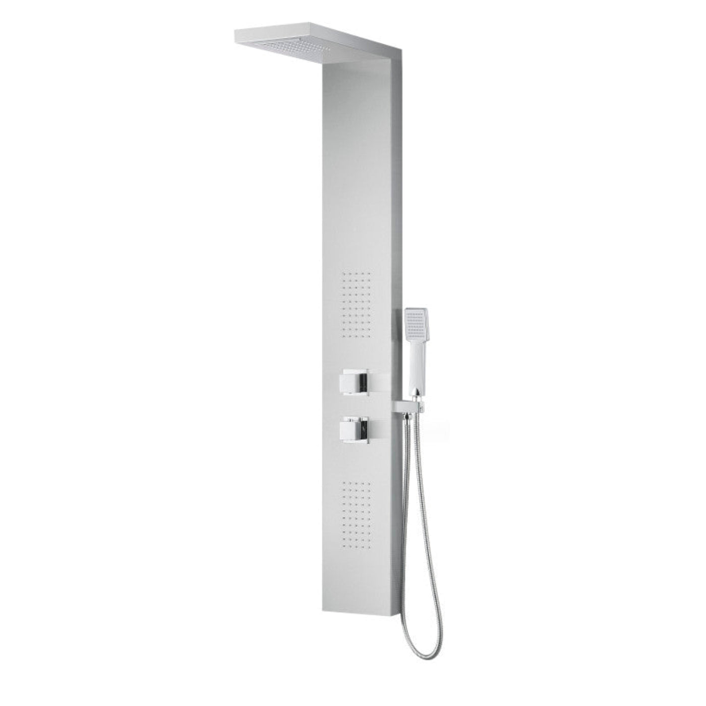 Tru Grit Expanse Series 57 in. 2-Jetted Full Body Shower Panel System with Heavy Rain Sho - 1770272579288_6