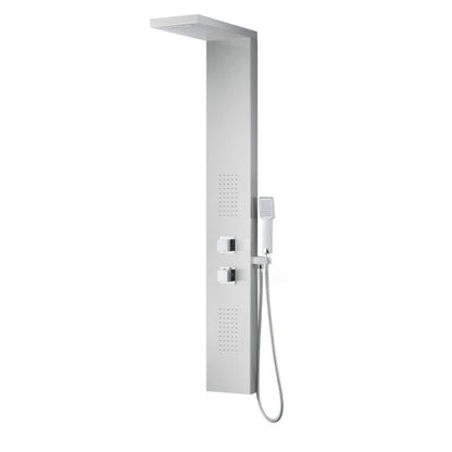 Tru Grit Expanse Series 57 in. 2-Jetted Full Body Shower Panel System with Heavy Rain Sho - 1770272579288_6
