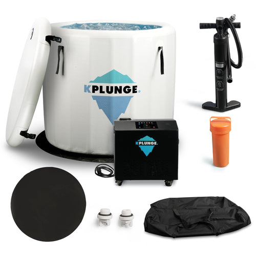 Char-Griller Arctic Fox 1-Person Inflatable Cold Plunge Ice Bath Tub/Hot Tub with PVC Insulat - _1769674365372_536