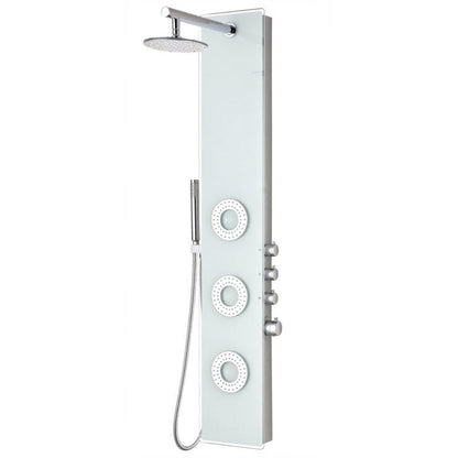 Tru Grit Lynn Series 58 in. 3-Jetted Full Body Shower Panel with Heavy Rain Shower and Bo - 1770270816886_332