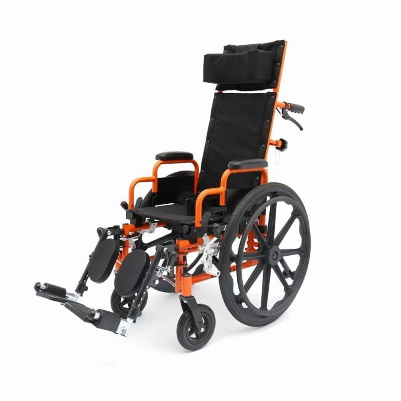 Char-Griller Ziggo ZREC1200 12 in. Ziggo Reclining Wheelchair, Orange - SKU_1770027573147_613