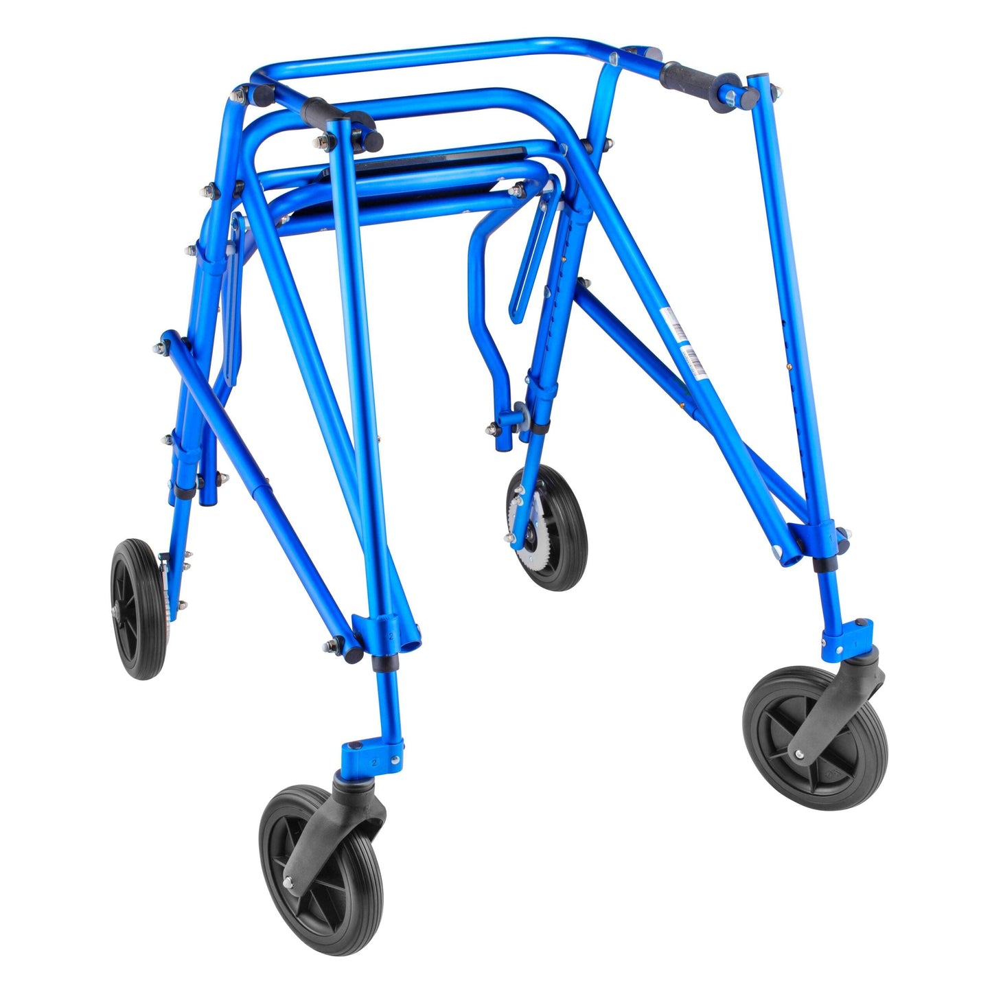 Tru Grit Klip 4 Wheeled Lightweight Walker/Gait Trainer with Seat and 8" Wheels – Medium - 1770268428255_29