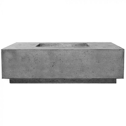 Char-Griller Prism Hardscapes Tavola 7 60" Pewter Rectangular Concrete Propane Gas Fire Pit T - SKU_1770018921171_249