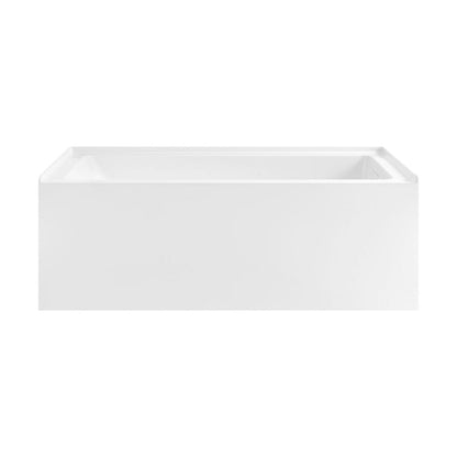 Char-Griller Voltaire 60 x 30 Skirted Right Drain Soaking Apron Bathtub in Glossy White with - 1769844567158_490