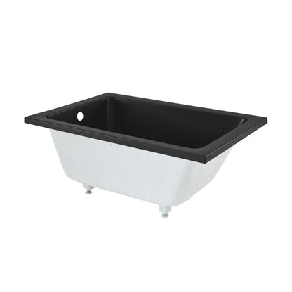 Char-Griller Voltaire 48" x 32" Reversible Drain Drop-In Bathtub in Matte Black - SKU_1769849865071_774