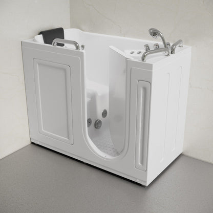 Char-Griller Auvergne 53" x 27" ADA Right Drain Walk-in Soaking Bathtub with Massage Jets in - 1769838505893_794