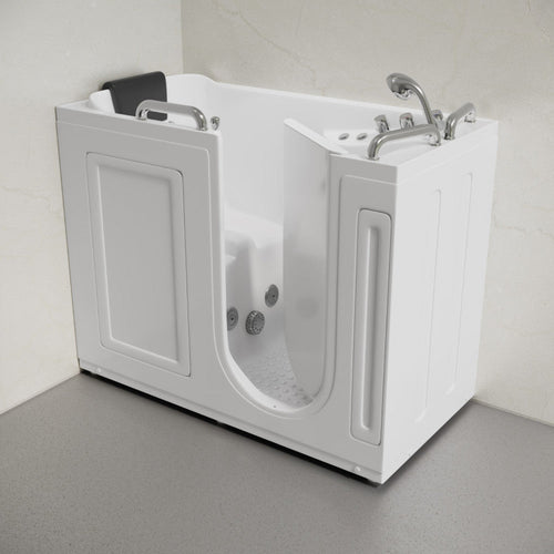 Char-Griller Auvergne 53" x 27" ADA Right Drain Walk-in Soaking Bathtub with Massage Jets in - 1769838505893_794