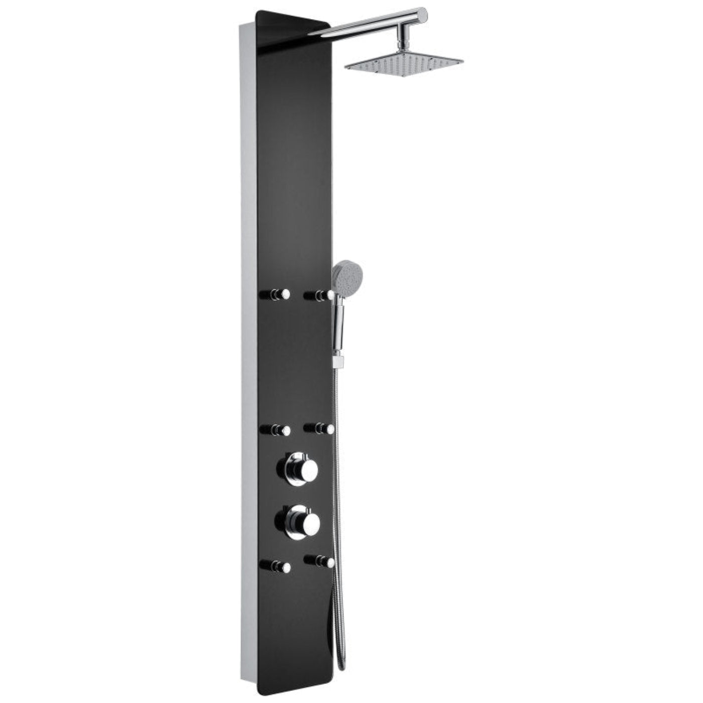 Tru Grit Melody 59 in. 6-Jetted Full Body Shower Panel System with Heavy Rain Shower and - 1770270778692_292