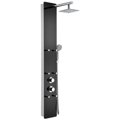 Tru Grit Melody 59 in. 6-Jetted Full Body Shower Panel System with Heavy Rain Shower and - 1770270778692_292