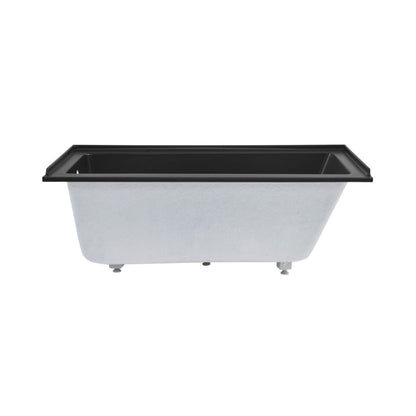 Char-Griller Voltaire 60" x 30" Left-Hand Drain Alcove Bathtub in Matte Black - SKU_1769849853760_932