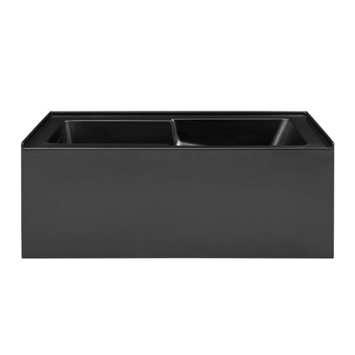 Char-Griller Voltaire 60 x 32 Skirted Left Drain Soaking Apron Bathtub in Matte Black with In - _1769842561868_952