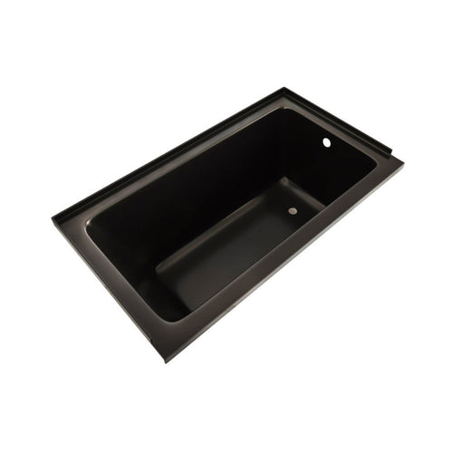 Char-Griller Voltaire 54 x 30 Right Drain Soaking Alcove Bathtub in Glossy Black - SKU_1769847085377_407