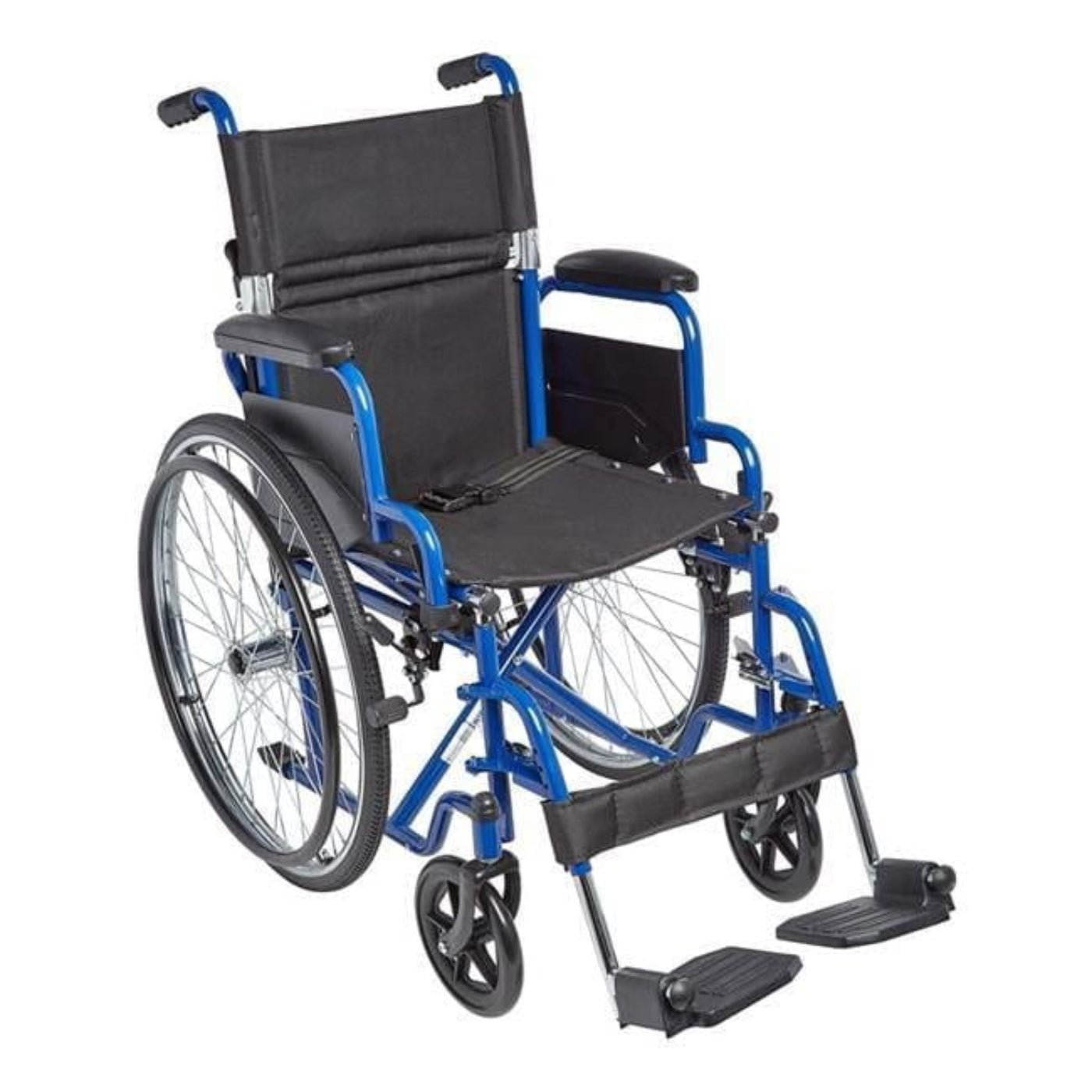 Char-Griller Ziggo ZG1600 16 in. Pediatric Manual Wheelchair with Wide Seat, Blue - SKU_1770027599555_829