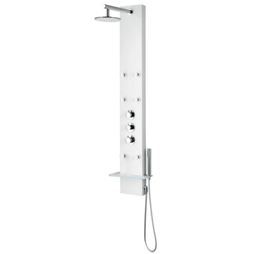 Tru Grit Panther Series 60 in. 6-Jetted Full Body Shower Panel with Heavy Rain Shower and - 1770270805172_3