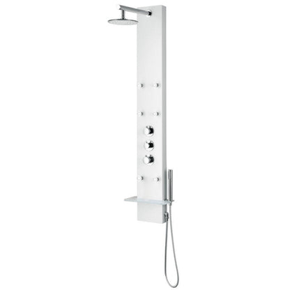 Tru Grit Panther Series 60 in. 6-Jetted Full Body Shower Panel with Heavy Rain Shower and - 1770270805172_3