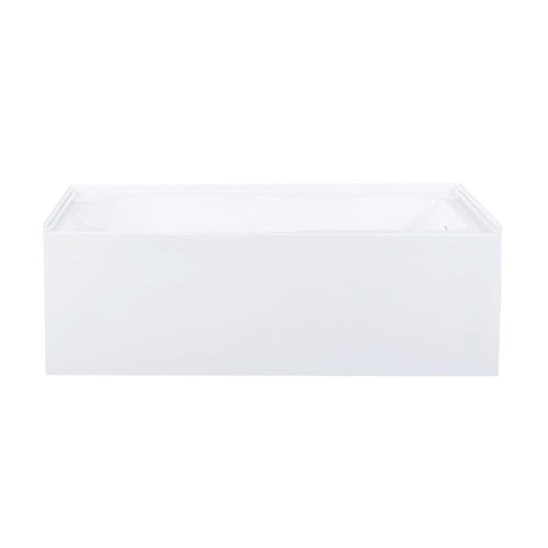 Char-Griller Voltaire 60 x 32 Skirted Right Drain Soaking Apron Bathtub in Glossy White with - 1769842574665_123