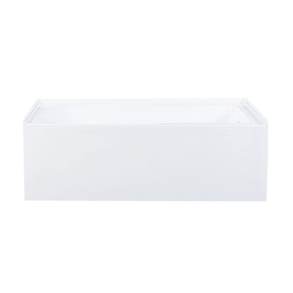 Char-Griller Voltaire 60 x 30 Skirted Left Drain Soaking Apron Bathtub in Glossy White with I - 1769842463476_947