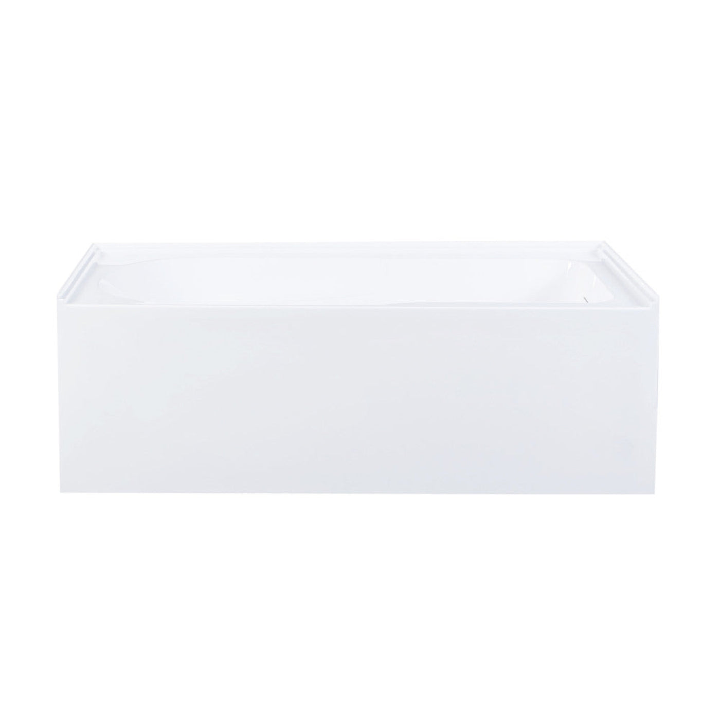 Char-Griller Voltaire 60 x 30 Skirted Left Drain Soaking Apron Bathtub in Glossy White with I - 1769842463476_947