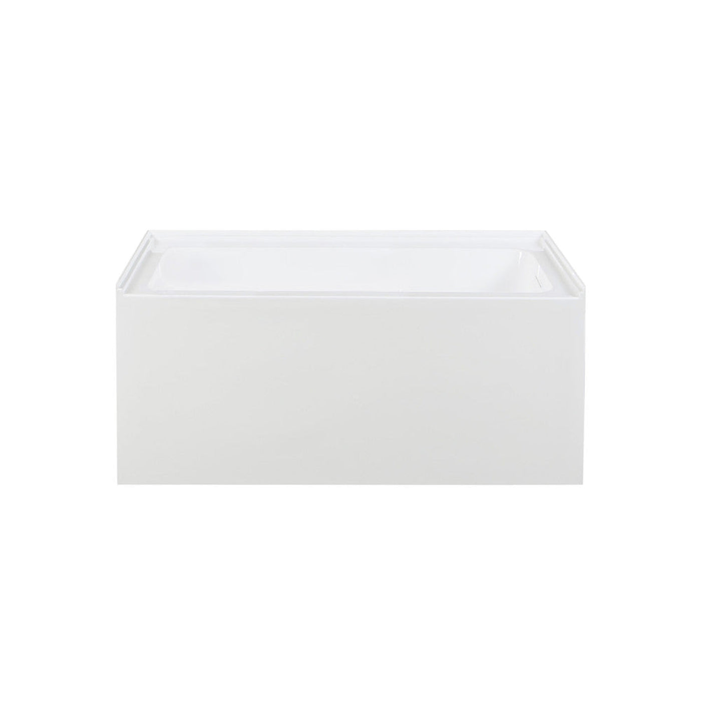 Char-Griller Voltaire 48 x 32 Skirted Right Drain Soaking Apron Bathtub in Glossy White with - 1769840550191_341