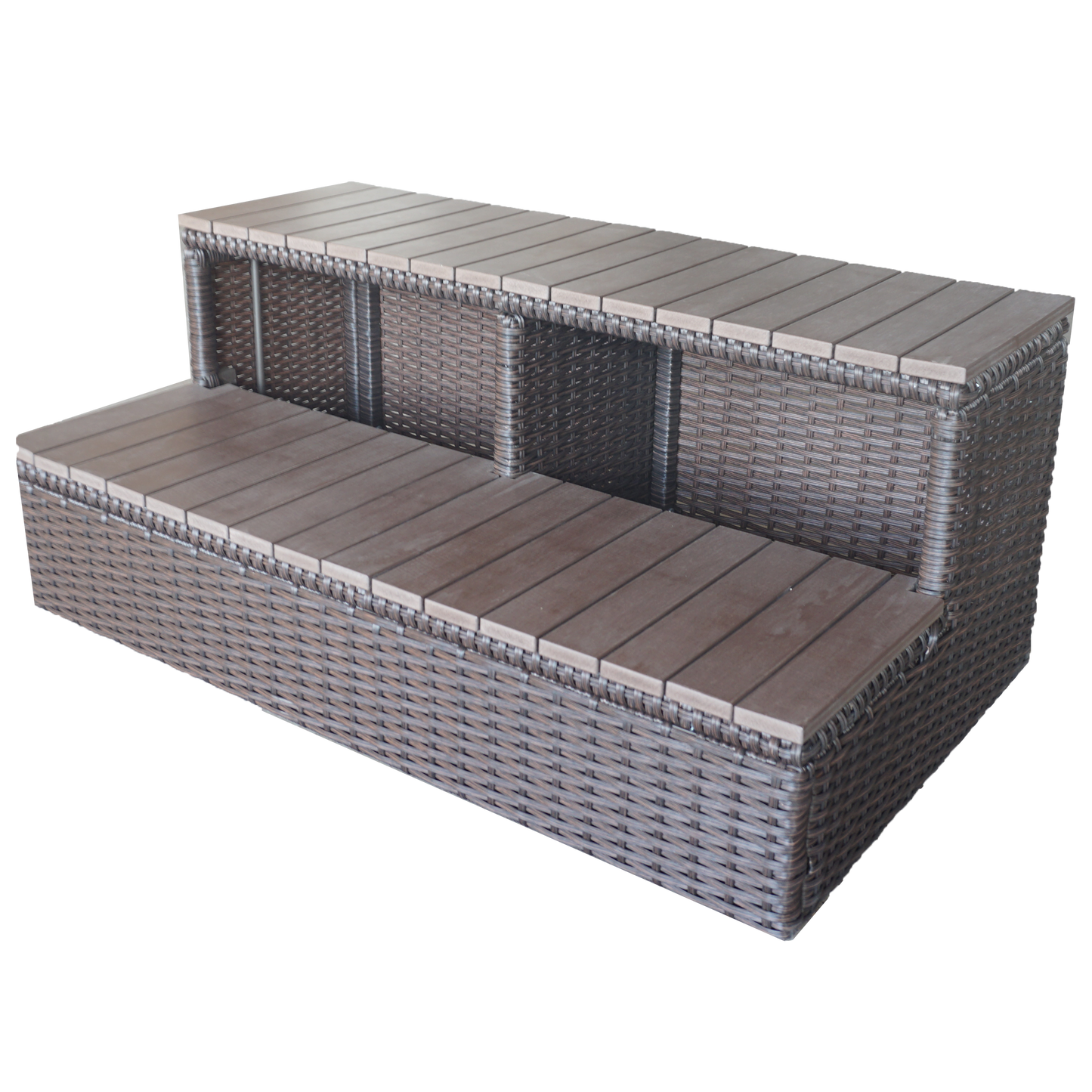 Tru Grit  Wicker Spa Step - 90in Spas - 1770268513675_978