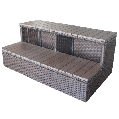 Tru Grit  Wicker Spa Step - 90in Spas - 1770268513675_978