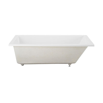 Char-Griller Voltaire 72 x 36 Reversible Drain Soaking Drop-in Bathtub in Glossy White with I - SKU_1769847072183_858