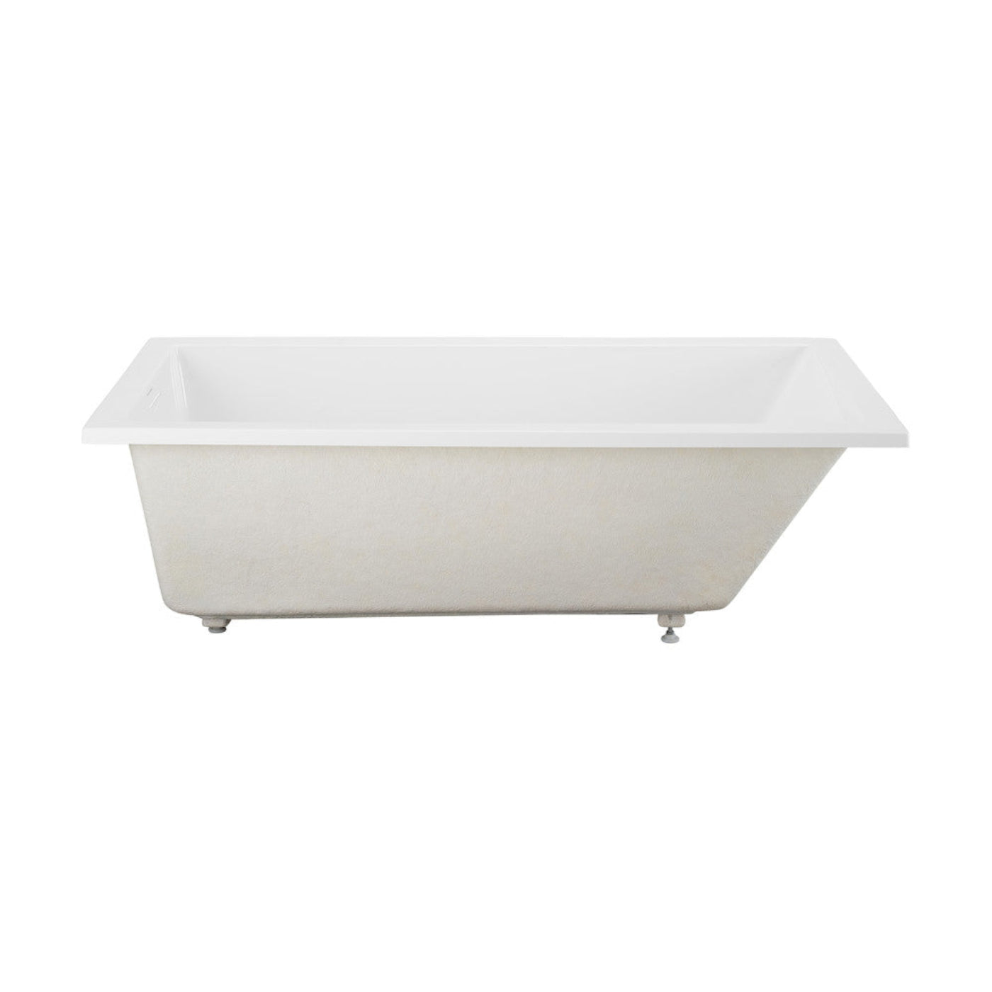 Char-Griller Voltaire 72 x 36 Reversible Drain Soaking Drop-in Bathtub in Glossy White with I - SKU_1769847072183_858