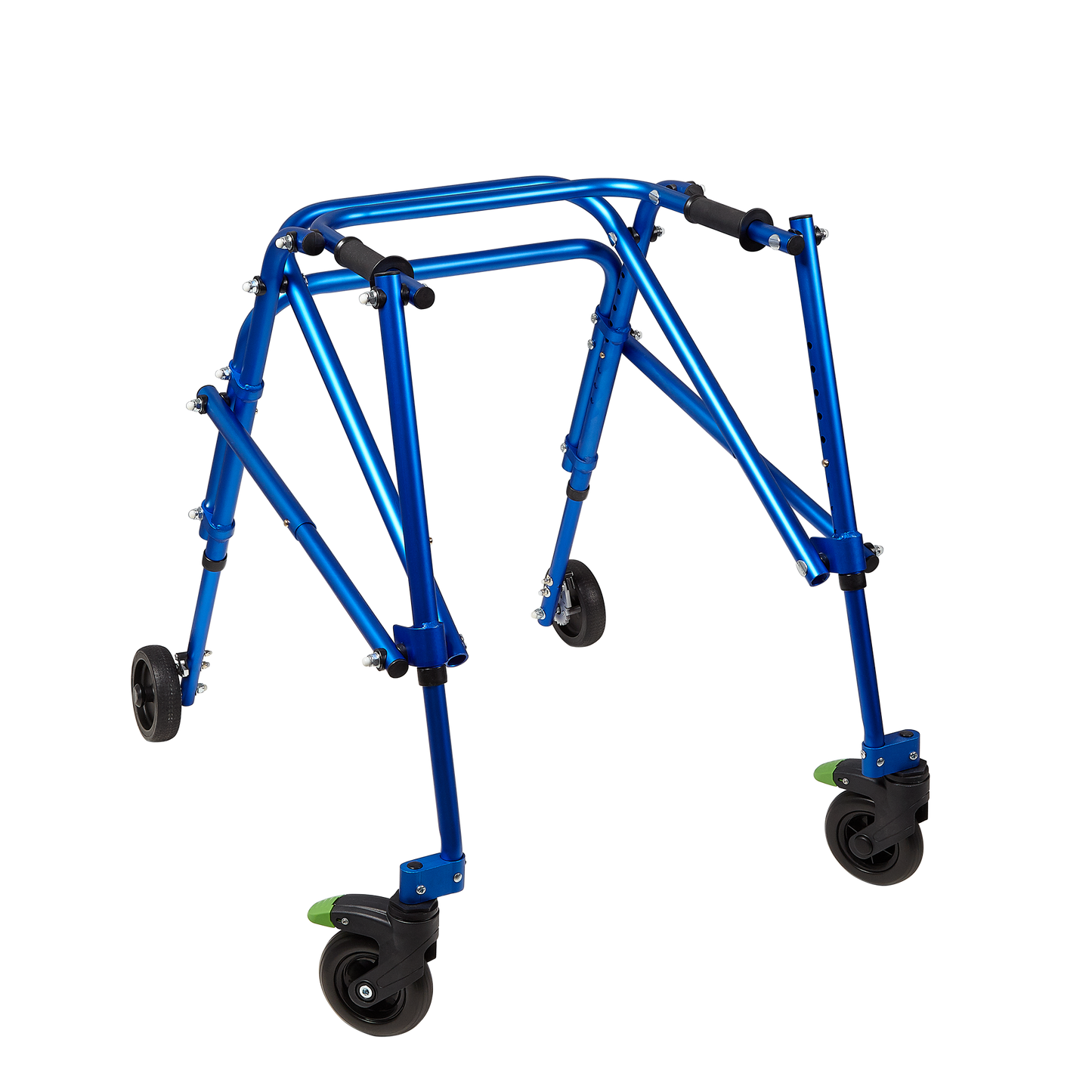 Tru Grit Klip 4 Wheeled Lightweight Walker/Gait Trainer – Medium Blue - 1770266664629_675