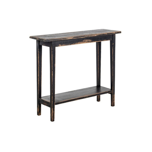 Char-Griller Duro Sofa Console Table with Open Shelf, Reclaimed Wood, Antique Black -BM326626 - SKU_1769839083367_417