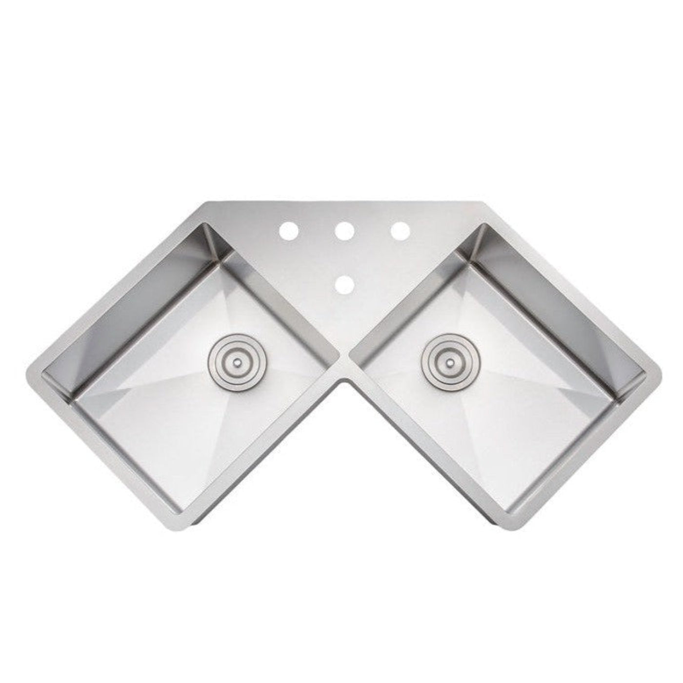 Akicon Wells Sinkware New Chef's 32" Specialty Undermount Handcrafted 16-Gauge - 1783270343258_1