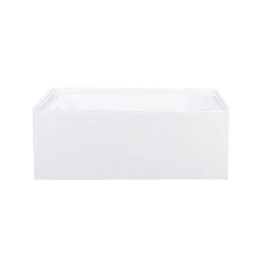 Char-Griller Voltaire 54 x 30 Skirted Left Drain Soaking Apron Bathtub in Glossy White with I - 1769840568430_750