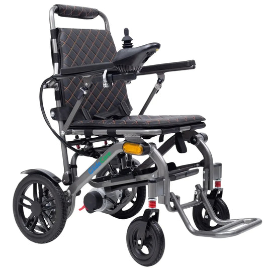 Char-Griller ComfyGO Glide Care G-5 Lightweight Foldable Electric Wheelchair - Motorized Powe -1769832471806_393