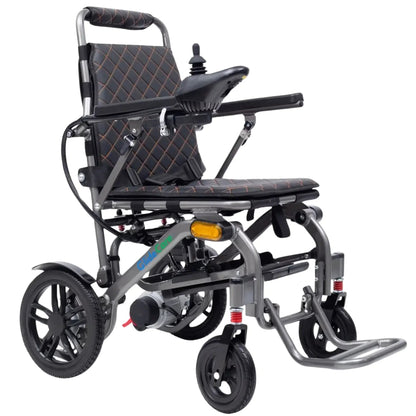 Char-Griller ComfyGO Glide Care G-5 Lightweight Foldable Electric Wheelchair - Motorized Powe -1769832471806_393