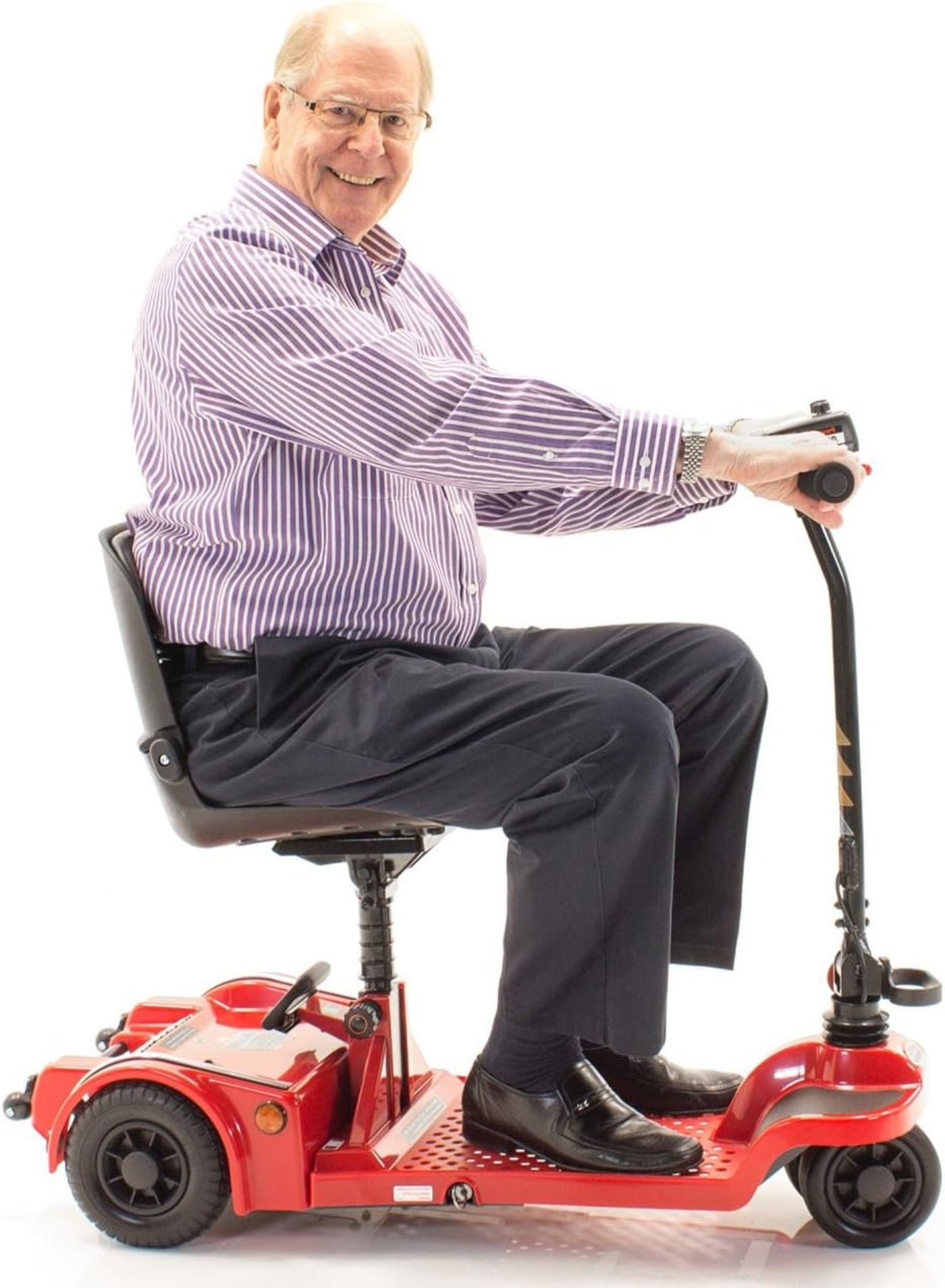 Echo Folding Scooter Shoprider Travel Mobility (RED) - SKU_1770009730147_769