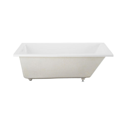 Char-Griller Voltaire 66 x 36 Reversible Drain Soaking Drop-in Bathtub in Glossy White with I - SKU_1769847065902_52