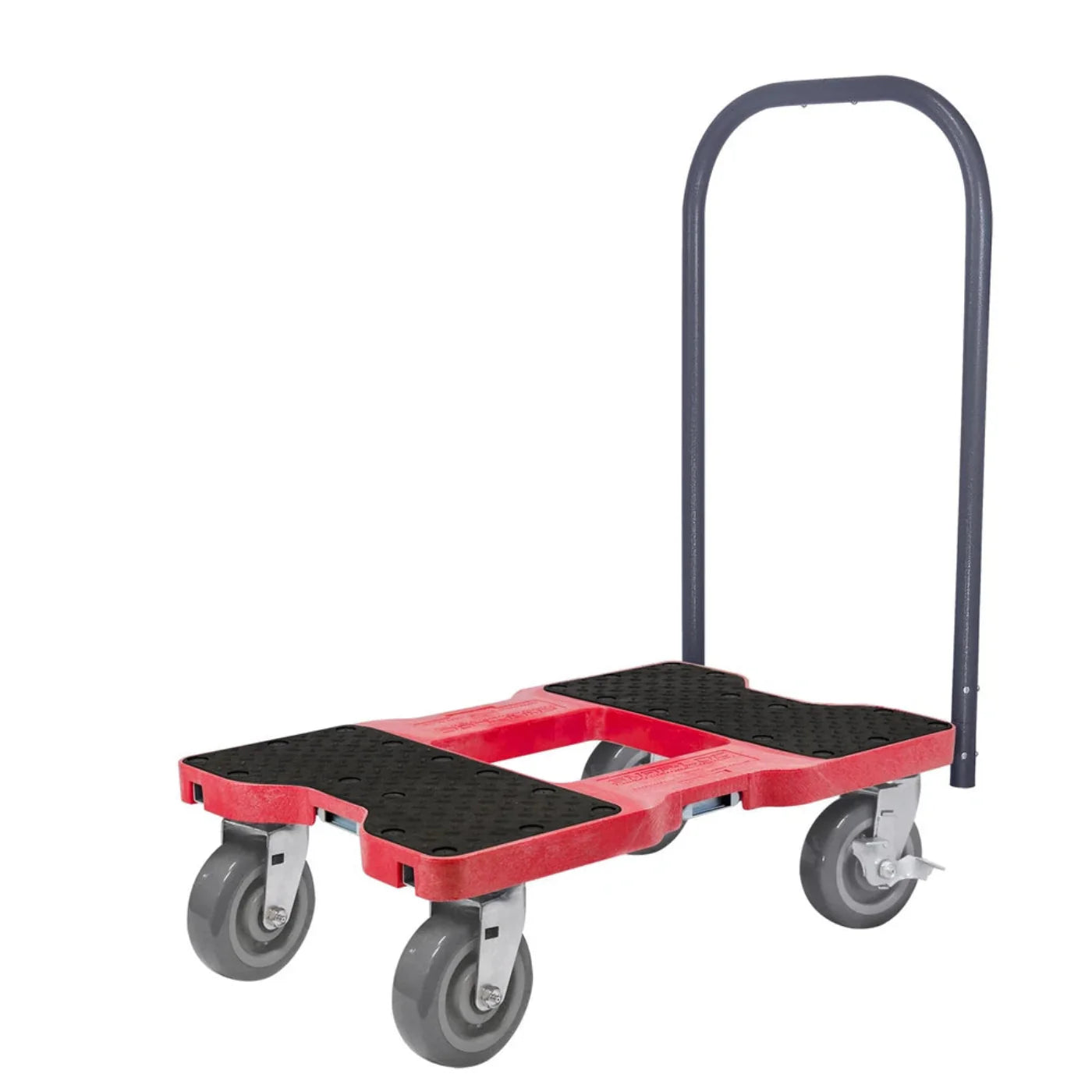 Tru Grit  Snap-Loc 1800 Lb Super-Duty Professional E-Track Push Cart Dolly Red SL1800P6R - 1770270688956_595