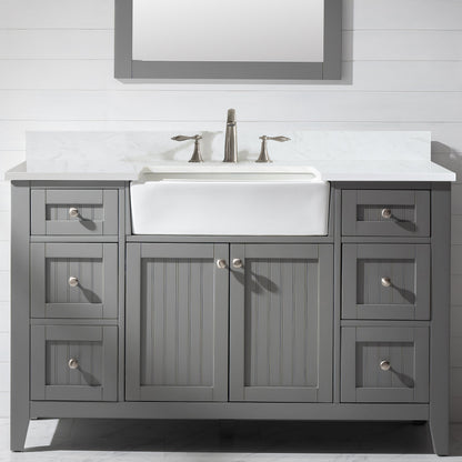 Char-Griller Burbank 54" Single Sink Vanity with Quartz Top - SKU_1769842788303_795