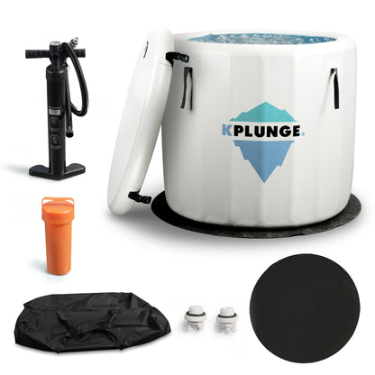 Char-Griller Arctic Fox 1-Person Inflatable Cold Plunge Ice Bath Tub/Hot Tub with PVC Insulat - _1769674438110_766