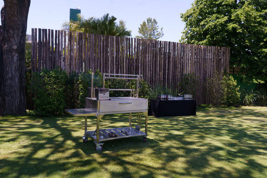 Akicon Tagwood BBQ XL Argentine Santa Maria Wood Fire & Charcoal Gaucho Grill - 1783270323127_160