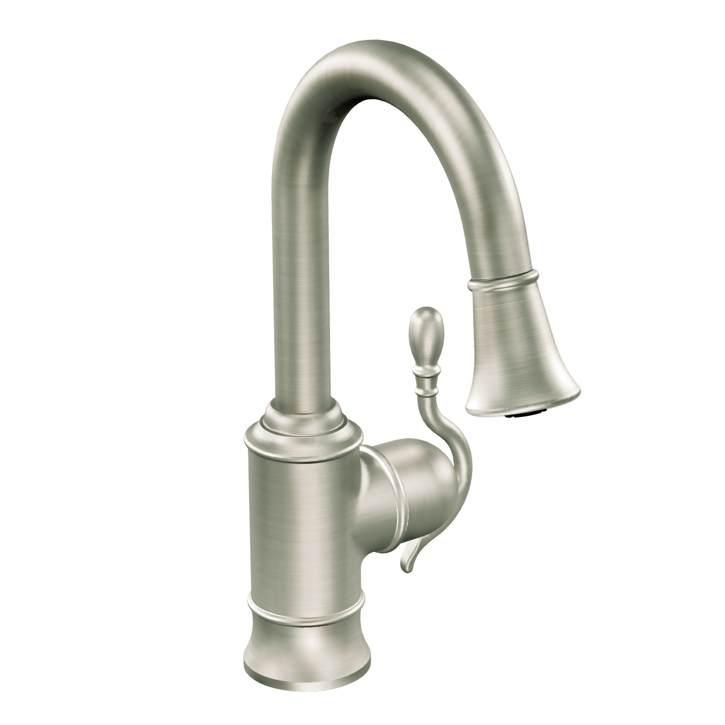 Char-Griller Woodmere Chrome one-handle high arc pulldown bar faucet - 1769759175422_607