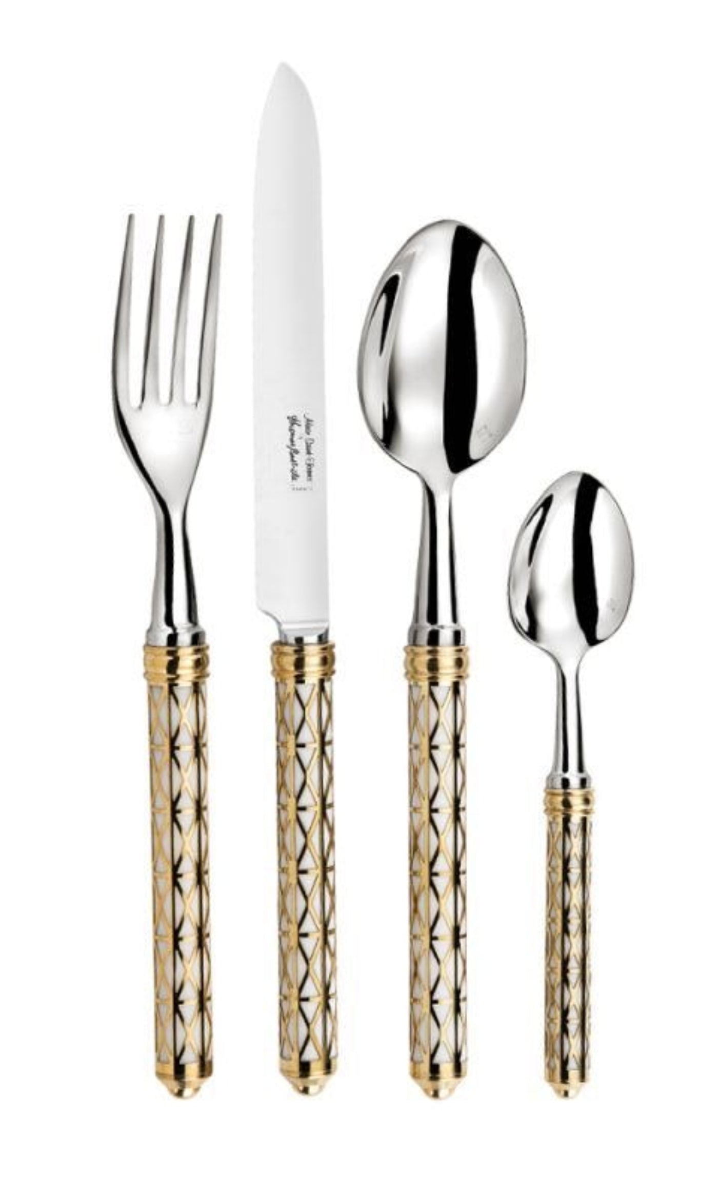 Char-Griller Louxor Gold & White Soup Ladle - 1769846702707_409