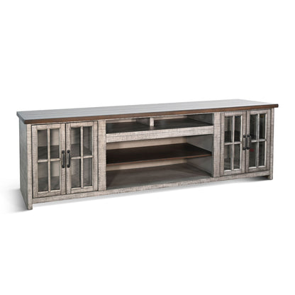 Sunny Designs Alpine - 98" Media Console - Gray - 3662AG-98