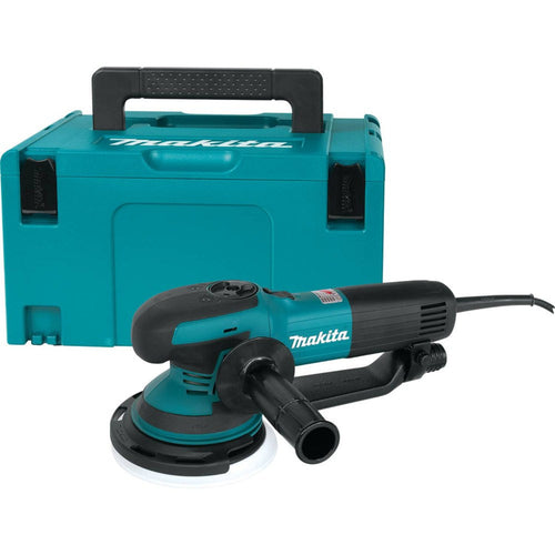 Makita 6" Random Orbit Sander, 6.6 AMP, 1,600-6,800 OPM, 2-mode, case - BO6050J
