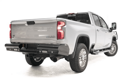 Fab Fours CH20-T4950-1 GMC Sierra 2500/3500 2020-2025 Black Steel Rear Bumper