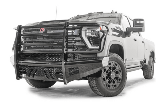 Fab Fours CH24-S6160-1 Chevy Silverado 2500/3500 2024-2026 Black Steel Front Bumper Full Guard